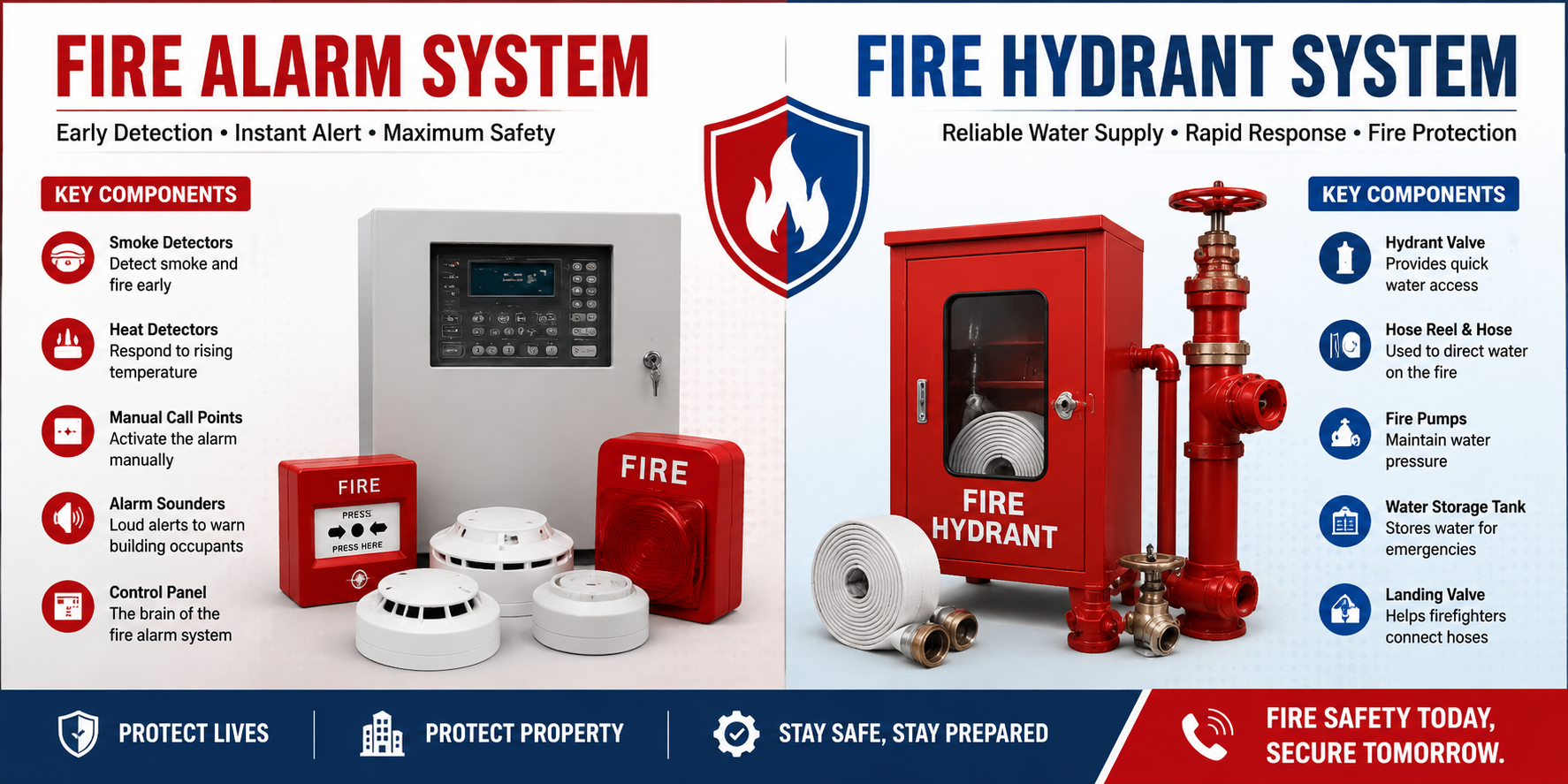 Fire Alarm System Fire Hydrant System